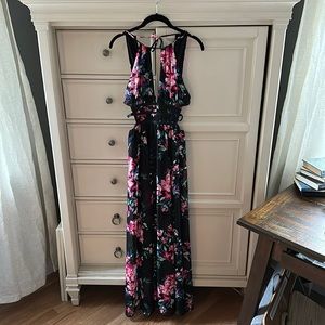 Express flower print maxi dress